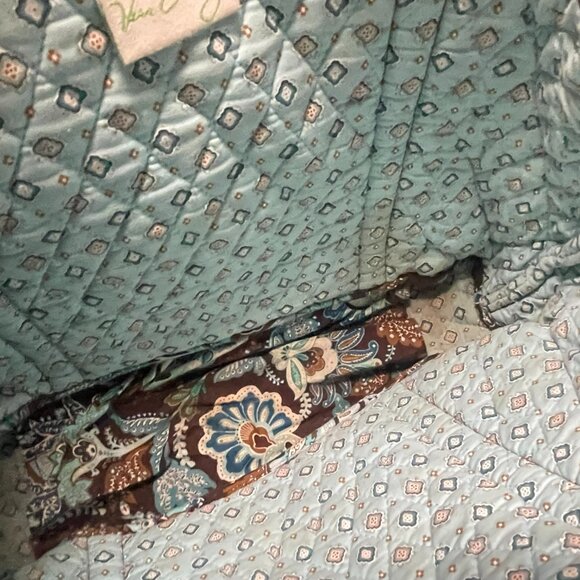 Vera Bradley Small Tic Tac Tote - Java Blue - Picture 7 of 10